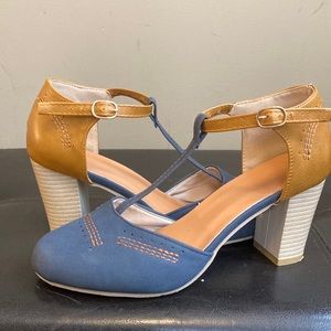 Unique Boho Style Chunky Heels